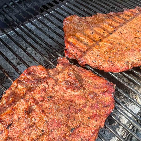 Smoked Traeger Carne Asada