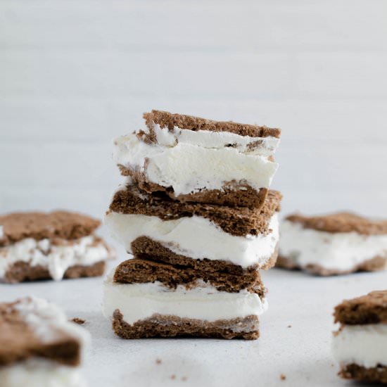 Keto Gluten Free Ice Cream Sandwich