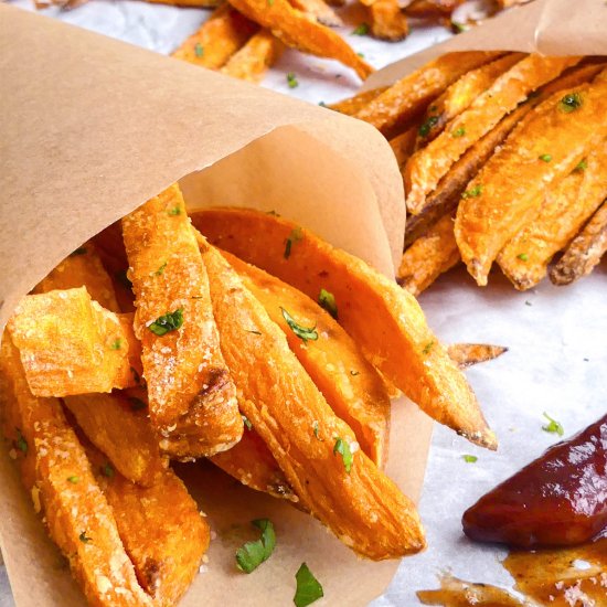 Crispy Baked Sweet Potato Fries