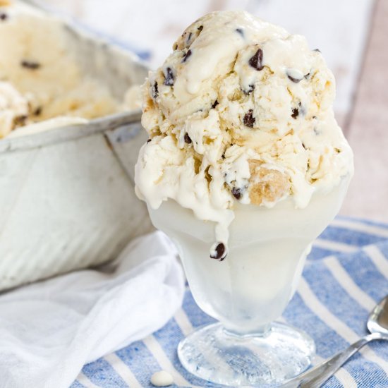 No-Churn Cookie Dough Ice Cream