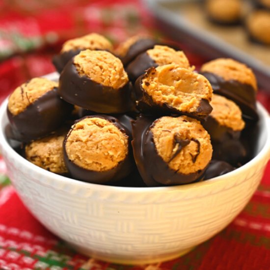 Low-Carb Peanut Butter Buckeyes