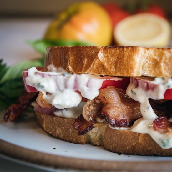 Bacon and Tomato Sandwich