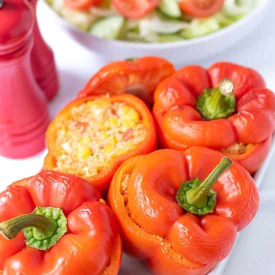 Healthy Quinoa Stuffed Peppers