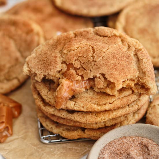 Caramel Apple Cider Cookies