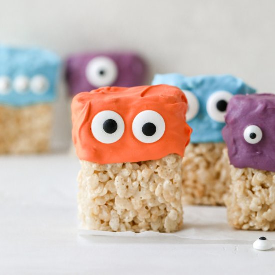 Rice Crispy Treat Monsters