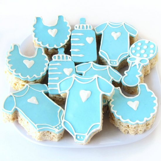 Baby Shower Rice Krispie Treats