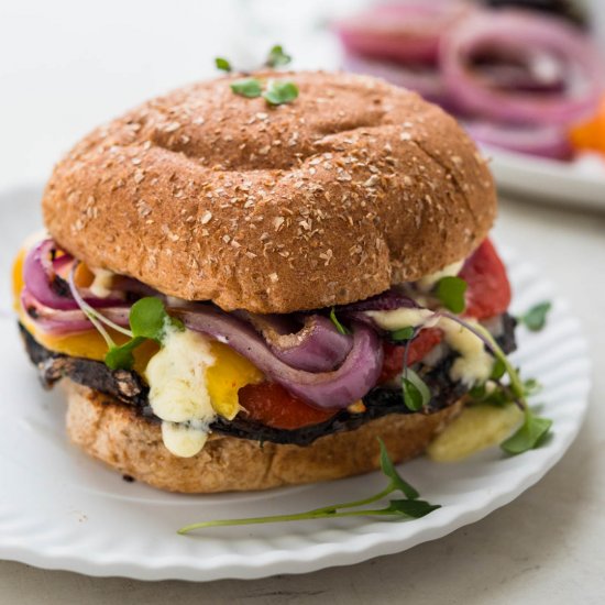 Portobello Mushroom Burger