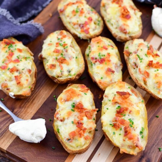 Smoked Twice Baked Potatoes