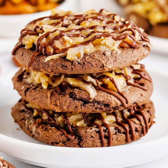 German Chocolate Cookies