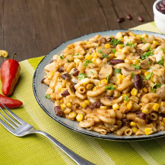 One-Pot Vegan Chili Mac