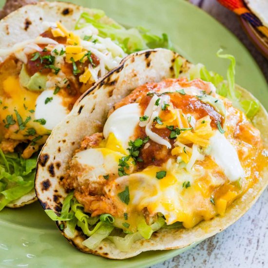 Salsa Egg Tacos