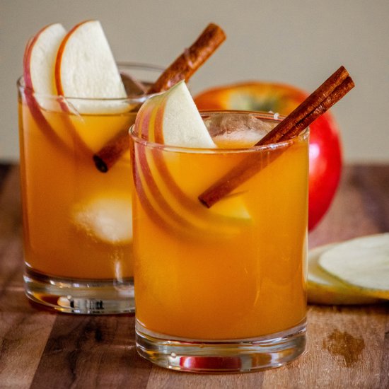 Apple Cider Bourbon Cocktail