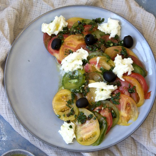 Tomato carpaccio