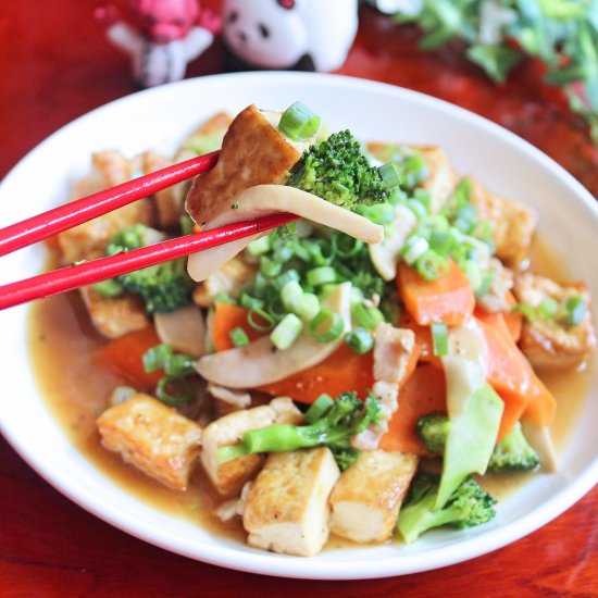 Homemade Tofu & Broccoli Stir Fry