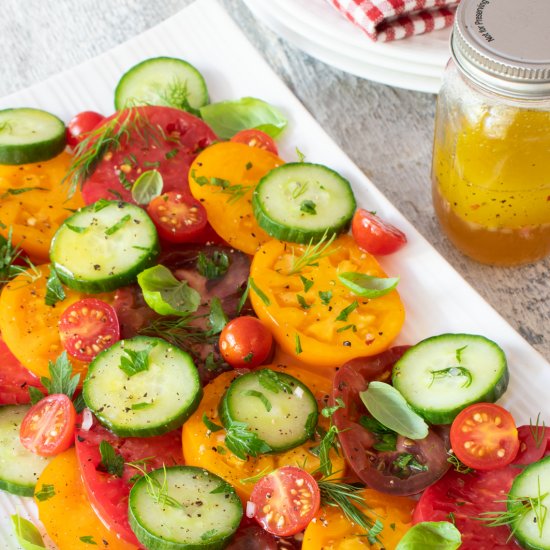 Tomato, Cucumber, and Fresh Herb Sa