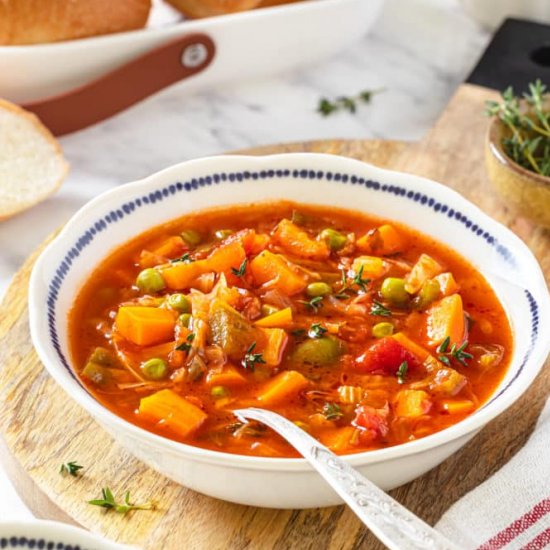 30 Minute Vegetable One Pot Soup