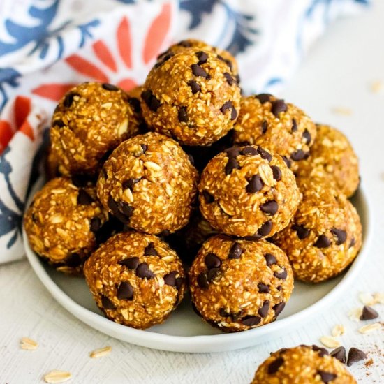 No Bake Pumpkin Balls