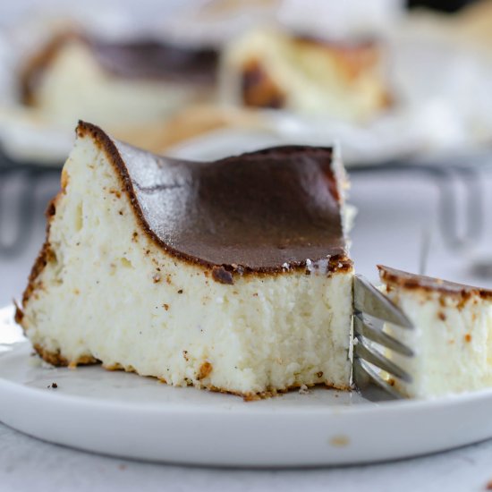 Keto Burnt Basque Cheesecake