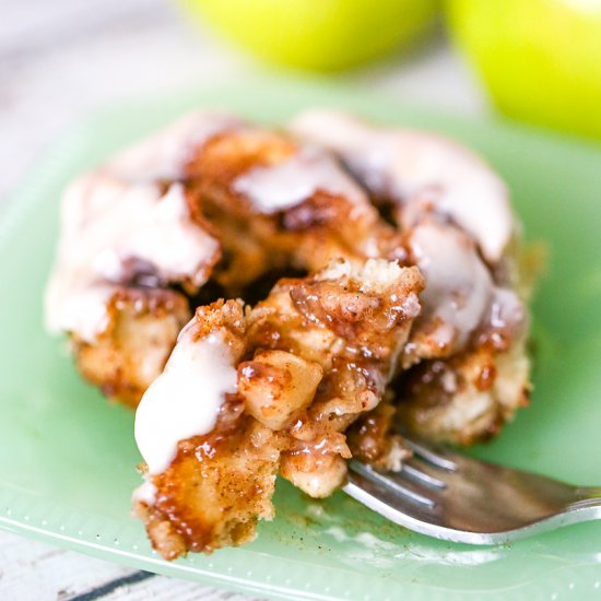 No Yeast Apple Cinnamon Rolls