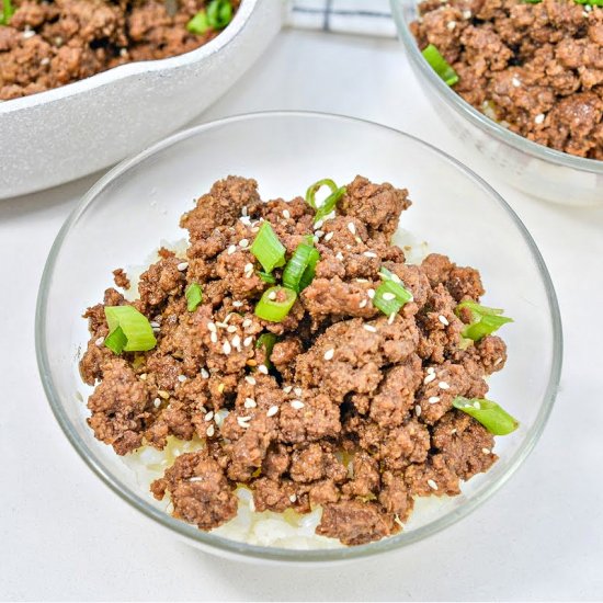 KETO KOREAN BEEF BOWL