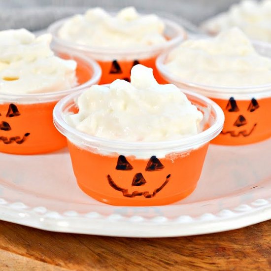 KETO JACK O LANTERN JELLO SHOTS