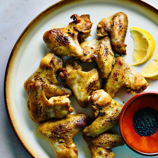 Aburi-Style Spiced Chicken Wings