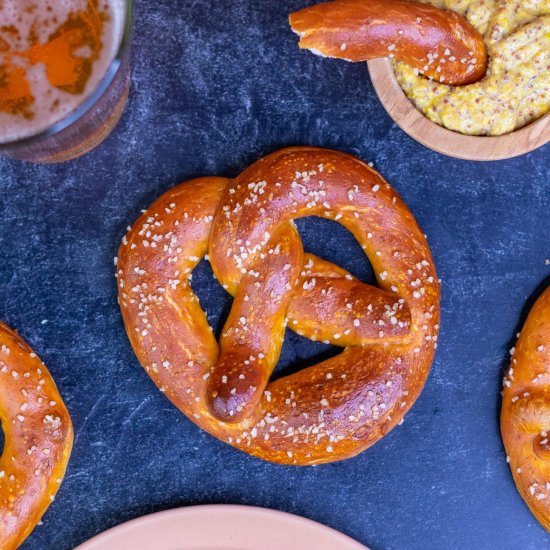 Sourdough Pretzels