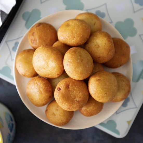 Taiwanese fried sweet potato balls