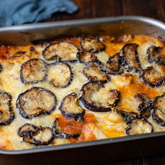 Delicious lamb moussaka