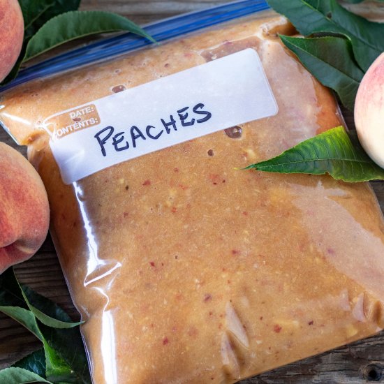 Freezing Peaches