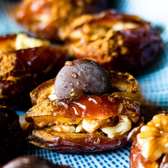 Walnut Stuffed Dates