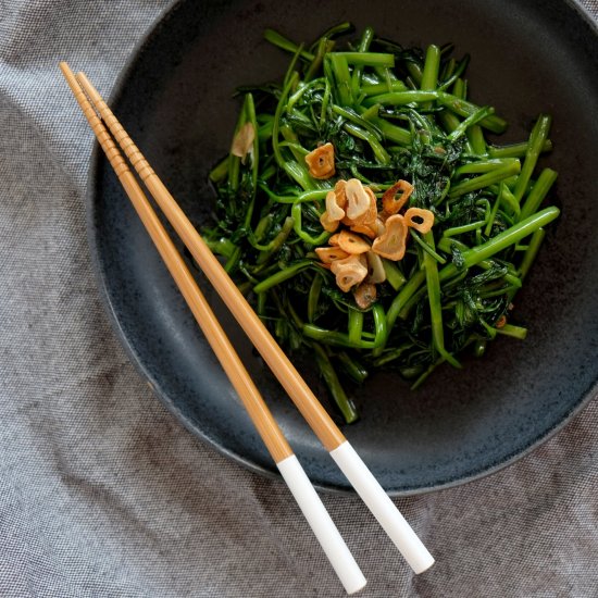 STIR FRY WATER SPINACH