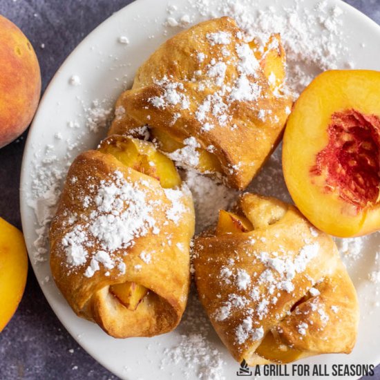 Air Fryer Peaches