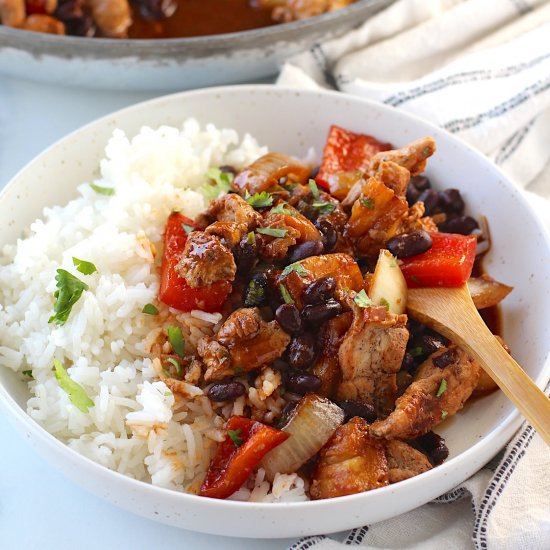 Marinated Chicken Stir Fry