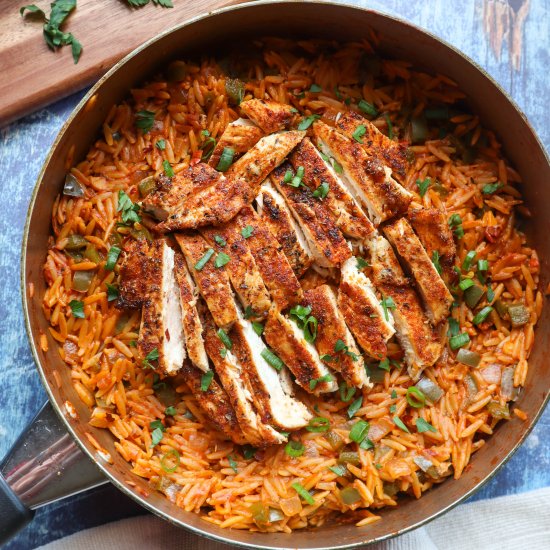 Cajun Chicken Orzo