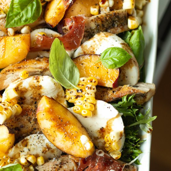 Peach Caprese Grilled Chicken