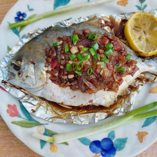 Baked Pompano