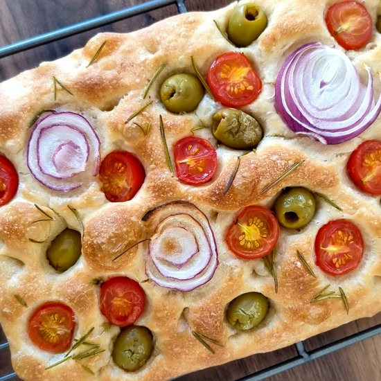 Super Easy No-Knead Focaccia