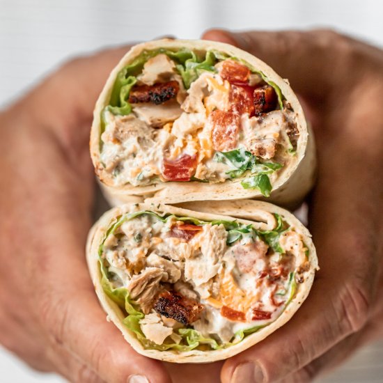 Chicken Bacon Ranch Wraps