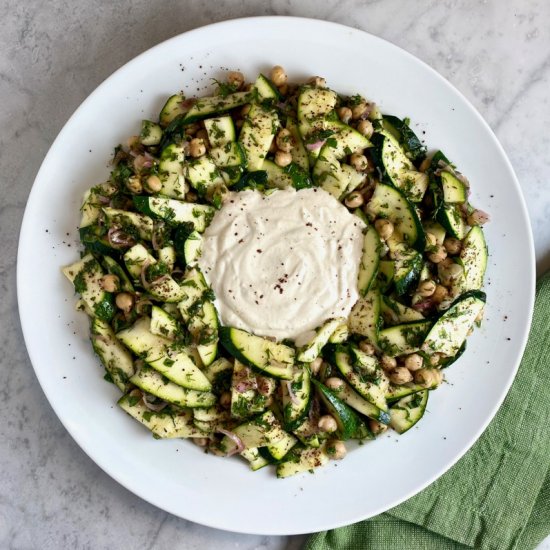 Zucchini-Chickpea Salad