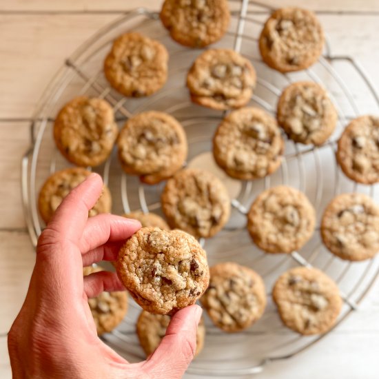 Mini Chocolate Chip Cookies