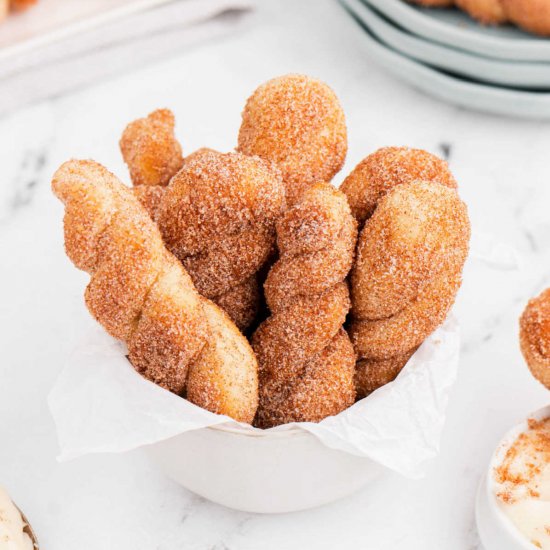 Air Fryer Cinnamon Twists