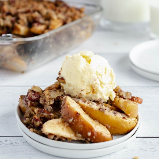 Sugar Free Gluten Free Apple Crisp