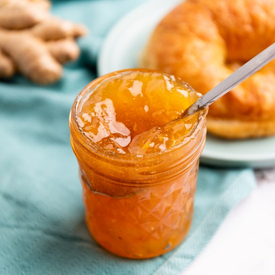 Easy Pear Ginger Jam (No Pectin)