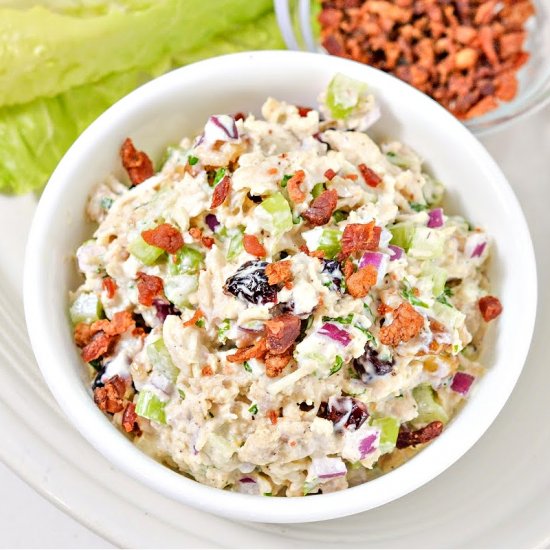 Cranberry Chicken Salad With Bacon