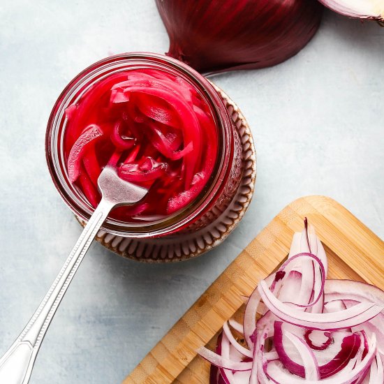 How To Make Pickled Red Onions