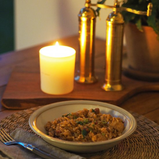 Chicken and Chorizo Risotto