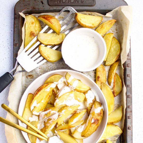 Oven Roasted Yellow Potatoes