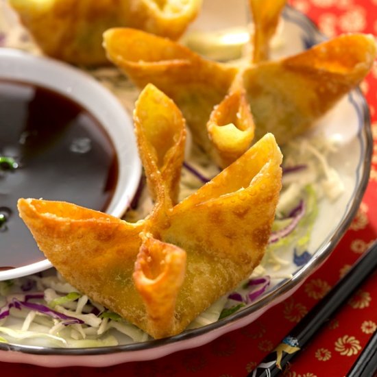 Plant-Based Durian Rangoons