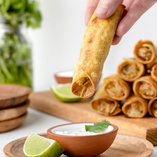 Chicken Lime Taquitos